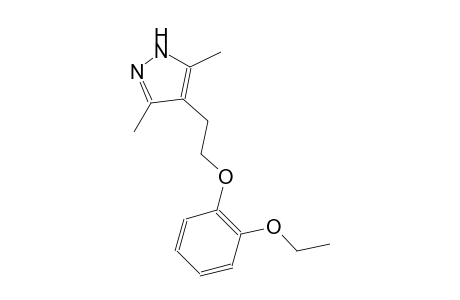 4-[2-(2-ethoxyphenoxy)ethyl]-3,5-dimethyl-1H-pyrazole