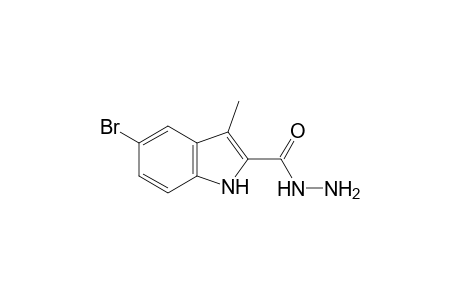 5-bromo-3-methylindole-2-carboxylic acid, hydrazide