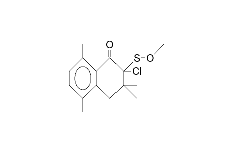 2-Chloro-3,4-dihydro-2-methoxysulfenyl-3,3,5,-8-tetramethyl-1-(2H)-naphthalenone