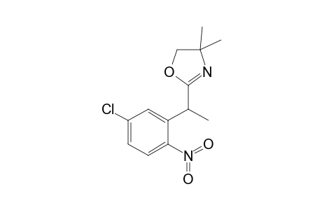 2-[1-(5-chloranyl-2-nitro-phenyl)ethyl]-4,4-dimethyl-5H-1,3-oxazole