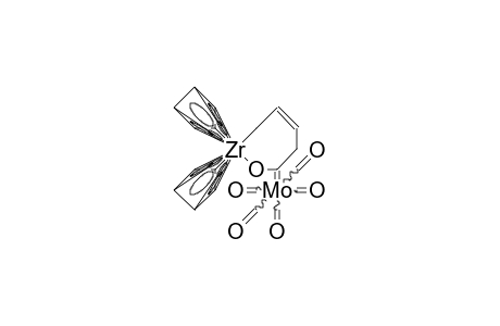 Dicyclopentadienyl-1-zirconyloxy-pentenylidene-molybdenum pentacarbonyl