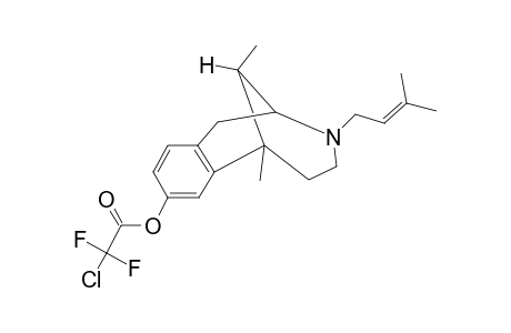 Pentazocine, chlorodifluoroacetate