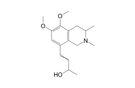 4-(5,6-dimethoxy-2,3-dimethyl-1,2,3,4-tetrahydroisoquinolin-8-yl)but-3-en-2-ol