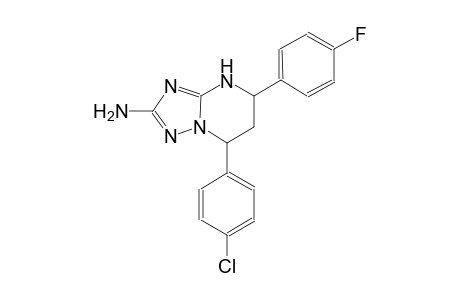 7-(4-chlorophenyl)-5-(4-fluorophenyl)-4,5,6,7-tetrahydro[1,2,4]triazolo[1,5-a]pyrimidin-2-amine