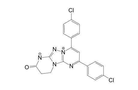 2,4-Bis(4-chlorophenyl)-8-oxo-9,10-dihydro-8H-[1,2,4]triazolo[1,5-a:4,3-a0]dipyrimidin-5-ium-7-ide