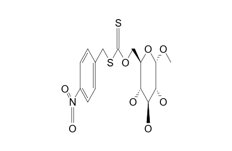 [(4-nitrobenzyl)thio]methanethioic acid O-[[(2R,3S,4S,5R,6S)-3,4,5-trihydroxy-6-methoxy-tetrahydropyran-2-yl]methyl] ester