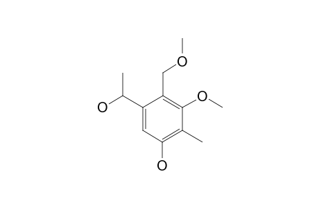 MARISTACHONE_A;5-(1-HYDROXYETHYL)-3-METHOXY-4-(METHOXYMETHYL)-2-METHYLPHENOL