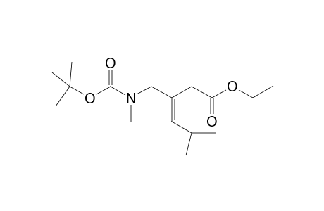 Ethyl 3-[[[(1,1-Dimethylethoxy)carbonyl]methylamino]methyl]-5-methyl-3-hexnoate