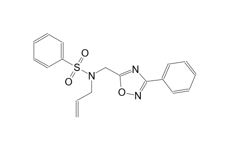 benzenesulfonamide, N-[(3-phenyl-1,2,4-oxadiazol-5-yl)methyl]-N-(2-propenyl)-