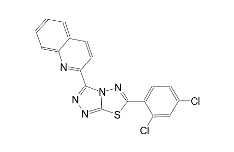 quinoline, 2-[6-(2,4-dichlorophenyl)[1,2,4]triazolo[3,4-b][1,3,4]thiadiazol-3-yl]-