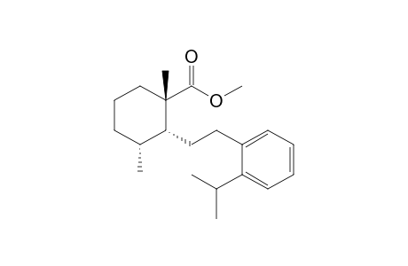 Methyl 2.alpha. - [2'-(isopropylphenyl)ethyl] - 1.beta.,3.alpha. - dimethyl - cyclohexane - carboxylate