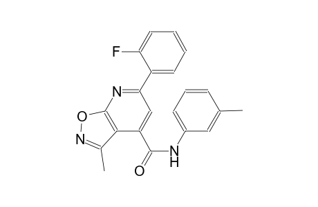 isoxazolo[5,4-b]pyridine-4-carboxamide, 6-(2-fluorophenyl)-3-methyl-N-(3-methylphenyl)-