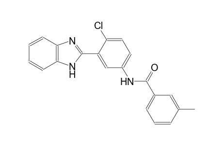 benzamide, N-[3-(1H-benzimidazol-2-yl)-4-chlorophenyl]-3-methyl-