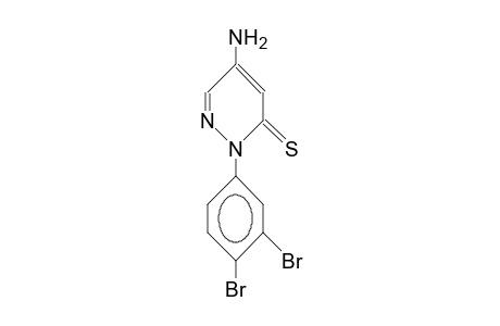 2-(3,4-Dibromo-phenyl)-5-amino-pyridazin-3(2H)-thione