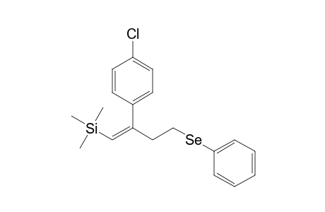 (Z)-[2-(4-Chlorophenyl)-4-(phenylselanyl)but-1-enyl]trimethylsilane