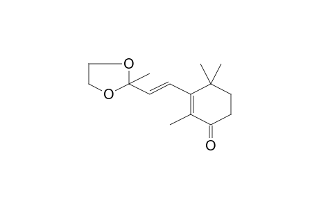 2,4,4-Trimethyl-3-[(E)-2-(2-methyl-1,3-dioxolan-2-yl)ethenyl]-2-cyclohexen-1-one