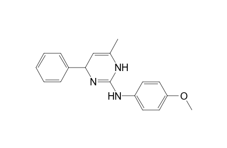 (4-methoxyphenyl)-(6-methyl-4-phenyl-1,4-dihydropyrimidin-2-yl)amine