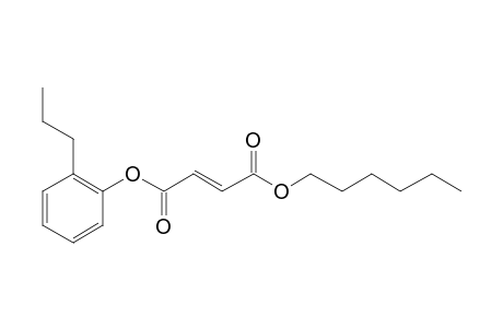 Fumaric acid, hexyl 2-propylphenyl ester