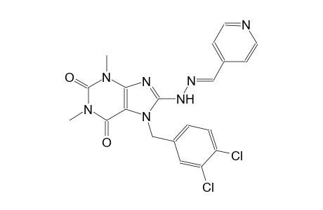 isonicotinaldehyde [7-(3,4-dichlorobenzyl)-1,3-dimethyl-2,6-dioxo-2,3,6,7-tetrahydro-1H-purin-8-yl]hydrazone