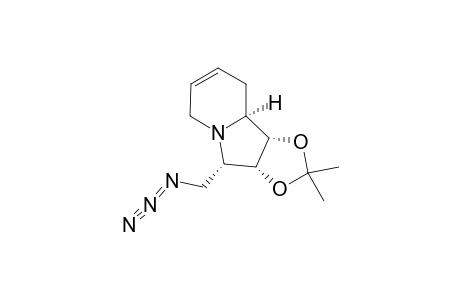 (1S,2R,3R,8AS)-3-AZIDOMETHYL-1,2-O-ISOPROPYLIDENE-7,8-DIDEHYDRO-INDOLIZIDINE-1,2-DIOL