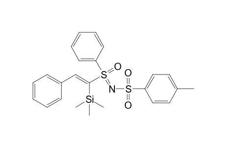 N-[keto-phenyl-[(E)-2-phenyl-1-trimethylsilyl-vinyl]persulfuranylidene]-4-methyl-benzenesulfonamide