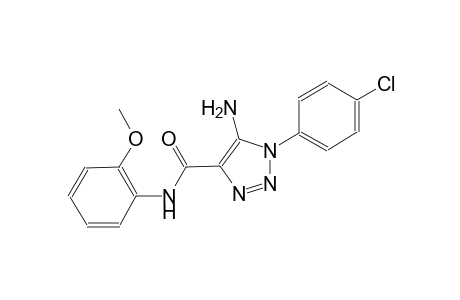 1H-1,2,3-triazole-4-carboxamide, 5-amino-1-(4-chlorophenyl)-N-(2-methoxyphenyl)-