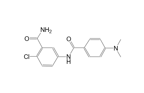 2-chloro-5-{[4-(dimethylamino)benzoyl]amino}benzamide