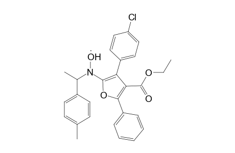 Ethyl 3-(p-Chlorophenyl)-5-phenyl-N-[1-(p-methylphenyl)ethyl]-2-aminofuran-4-carboxylate N-oxide radical