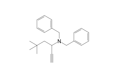 N,N-Dibenzyl-5,5-dimethyl-1-hexyn-3-amine