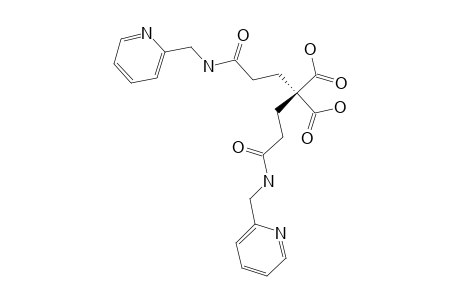 2,2-bis[3-keto-3-(2-pyridylmethylamino)propyl]malonic acid
