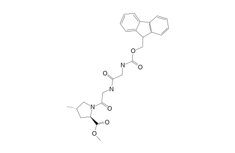 (RAC)-TRANS-1-FLUORENYL-9-METHOXYCARBONYL-DIGLYCINE-4-METHYLPYRROLIDINE-2-CARBOXYLIC-ACID-METHYLESTER