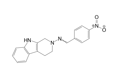 2-(4-nitrobenzylidenamino)-1,2,3,4-tetrahydro-beta-carbolin