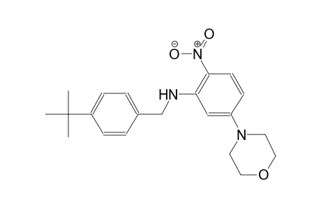 benzenemethanamine, 4-(1,1-dimethylethyl)-N-[5-(4-morpholinyl)-2-nitrophenyl]-