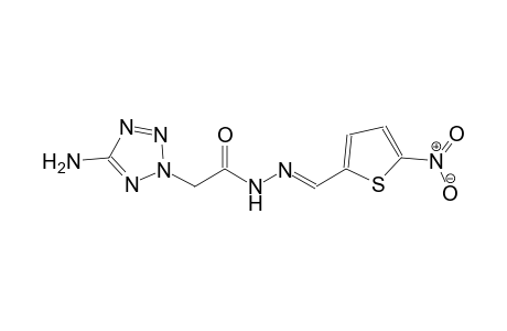 2-(5-amino-2H-tetraazol-2-yl)-N'-[(E)-(5-nitro-2-thienyl)methylidene]acetohydrazide