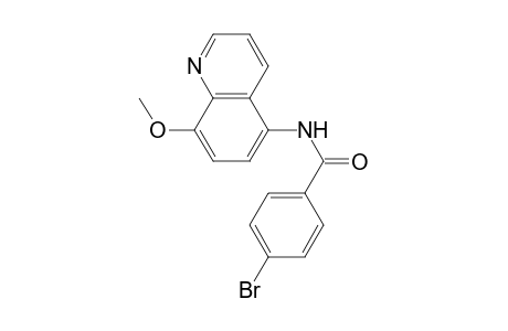 Benzamide, 4-bromo-N-(8-methoxy-5-quinolinyl)-