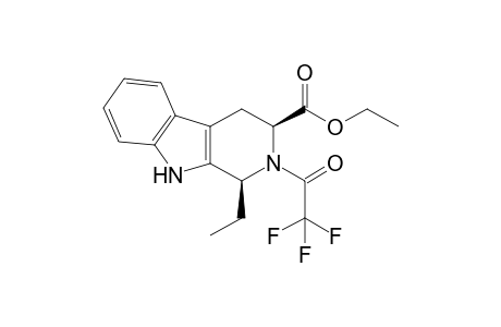 Ethyl (1S,3S)-1-ethyl-2-(2,2,2-trifluoroacetyl)-1,3,4,9-tetrahydropyrido[3,4-b]indole-3-carboxylate
