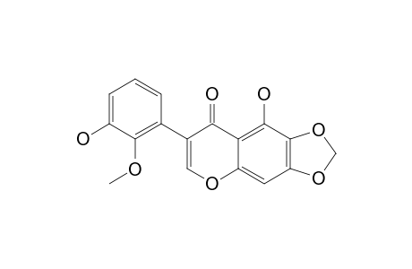 5,3'-DIHYDROXY-2'-METHOXY-6,7-METHYLENEDIOXYISOFLAVONE