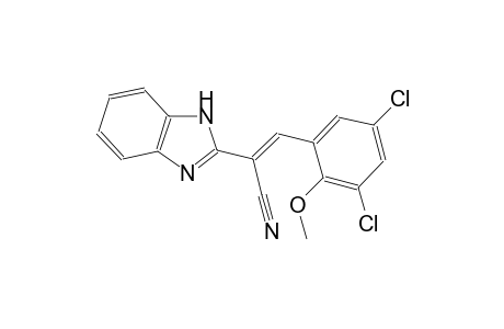 1H-benzimidazole-2-acetonitrile, alpha-[(3,5-dichloro-2-methoxyphenyl)methylene]-