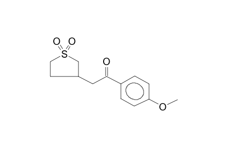 3-(4-METHOXYPHENACYL)THIOLANE-1,1-DIOXIDE