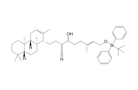(6'E)-1'-(Isocopal-12-en-15-yl)-8'-[(t-butyldiphenylsilyl)oxy]-3'-hydroxy-6'-methyloct-6'-ene-2'-carbonitrile