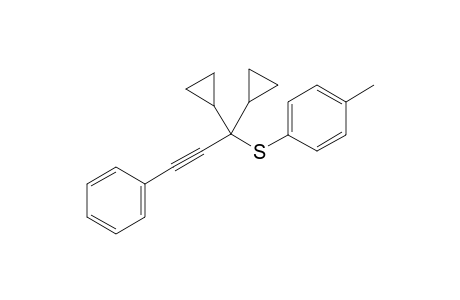 (1,1-Dicyclopropyl-3-phenylprop-2-yn-1-yl) (p-Tolyl) Sulfide
