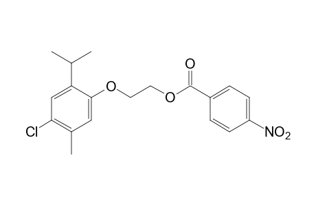 2-(6-chlorothymyloxy)ethanol, p-nitrobenzoate