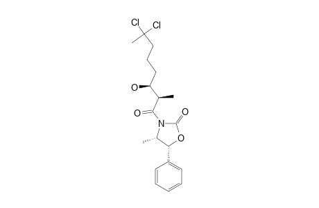 (4R,5S)-3-[(2R,3S)-7,7-DICHLORO-3-HYDROXY-2-METHYLOCTANOYL]-4-METHYL-5-PHENYL-2-OXAZOLIDINONE