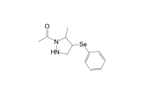 1-Acetyl-4-(phenylseleno)-5-methylpyrazolidine