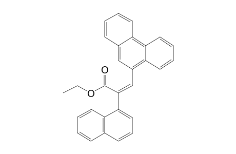 Ethyl 2-(1"-naphthyl)-3-(9'-phenanthryl)propenoate