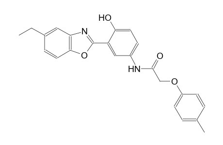 acetamide, N-[3-(5-ethyl-2-benzoxazolyl)-4-hydroxyphenyl]-2-(4-methylphenoxy)-