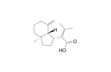 (1R,3aR*,7aS*)-Hexahydro-.alpha.-isopropylidene-3a-methyl-7-methylene-1-indanacetic Acid