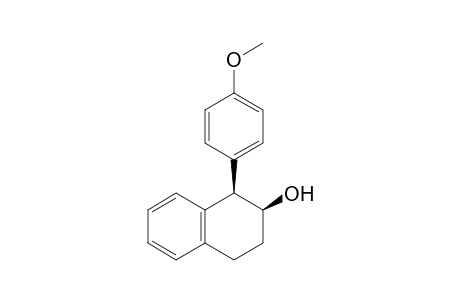 (1R,2S)-1-(p-Methoxyphenyl-2-hydroxy-1,2,3,4-tetrahydronaphthalene