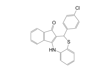 7H-indeno[2,1-c][1,5]benzothiazepin-7-one, 6-(4-chlorophenyl)-6,12-dihydro-
