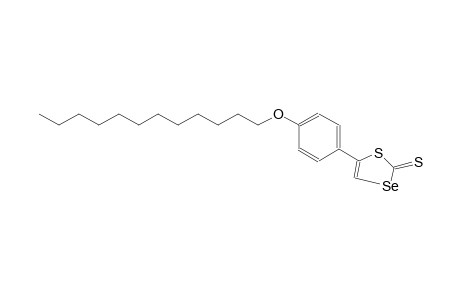 5-[4-(dodecyloxy)phenyl]-1,3-thiaselenole-2-thione